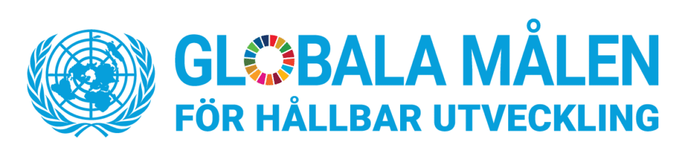 UN logo - Globala målen för hållbar utveckling