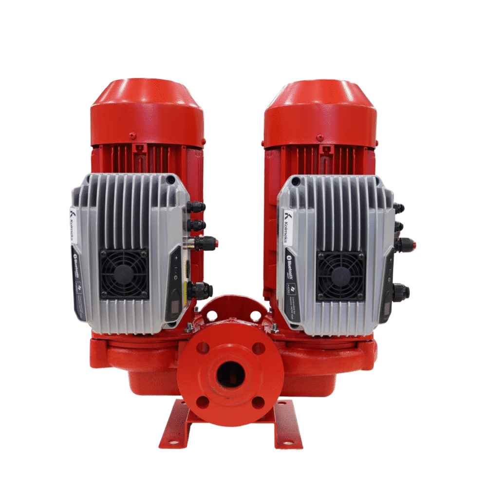 Tvillingpump med omriktare